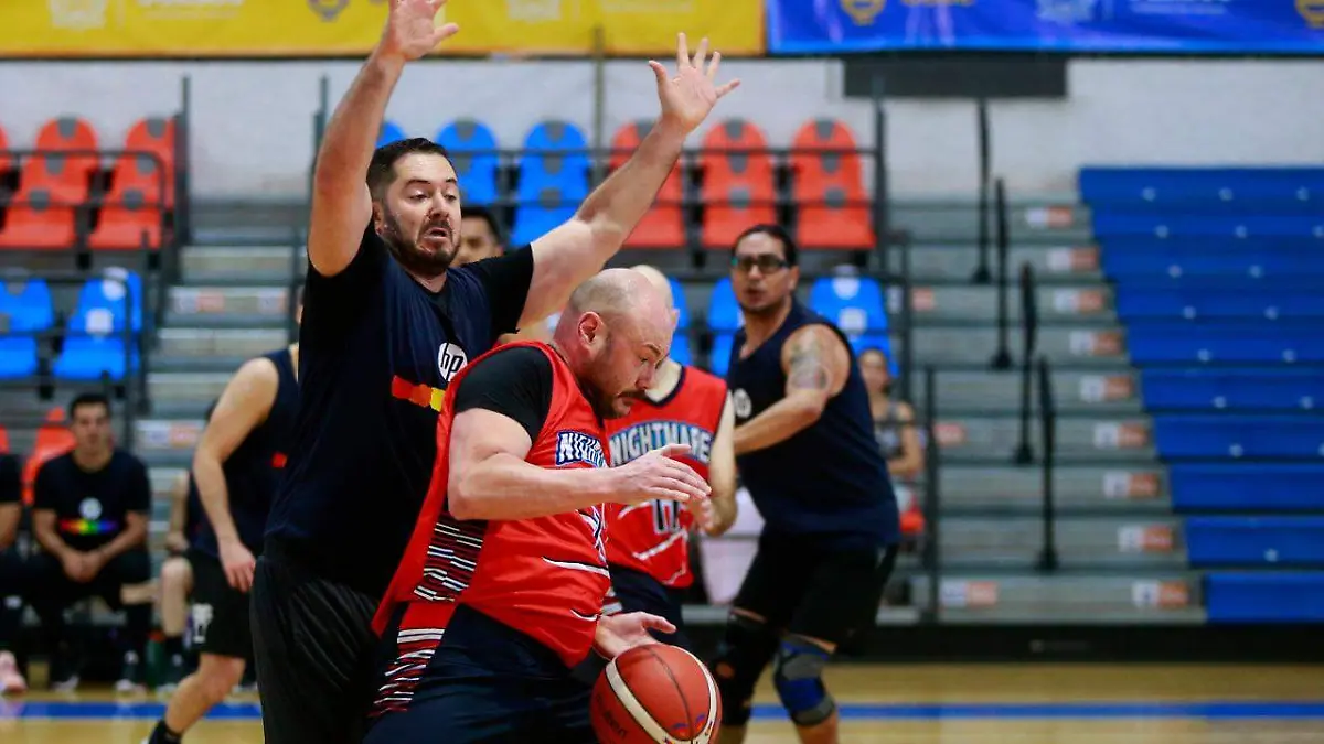 Gay Games duelo de basquetbol entre Pesadilla de Los Ángeles y México HP Inc